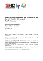 Models of Sub-Components and Validation for the IEA SHC Task 44 / HPP Annex 38