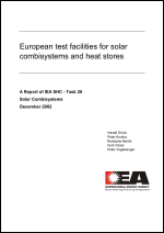 European Test Facilities for Solar Combisystems and Heat Stores