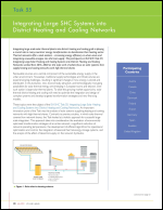 Integrating Large SHC Systems into District Heating and Cooling Networks